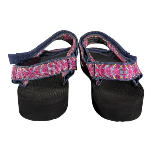 TEVA Triton Raspberry Sorbet Midform Universal Strappy Sandal Women’s Size 10 - Picture 5 of 8